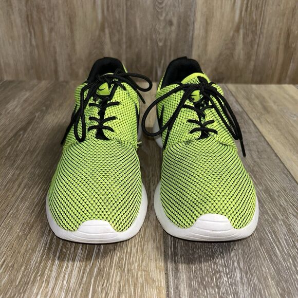 Nike Roshe One 599728-700 Youth US Size 5.5Y Green Black Running Sneaker Shoes - Picture 3 of 11